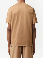 Burberry Harriston Logo Print T-Shirt Camel Brown