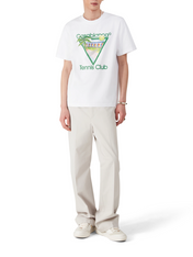 Casablanca Tennis Club Icon T Shirt White