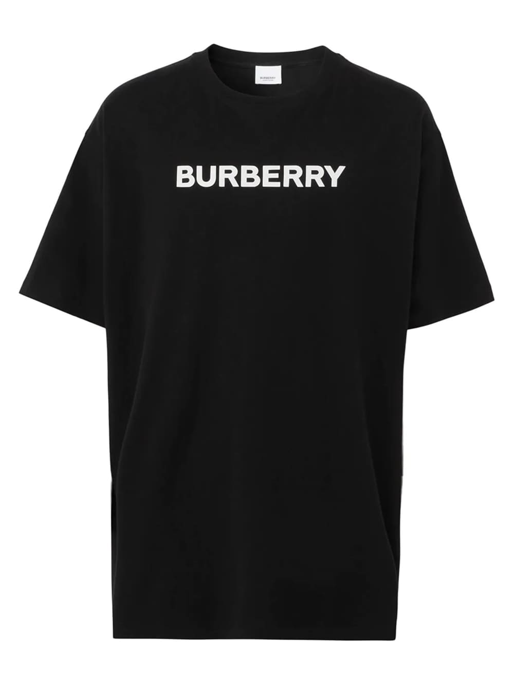 Burberry Harriston Logo Print T-Shirt Black