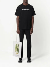 Burberry Harriston Logo Print T-Shirt Black