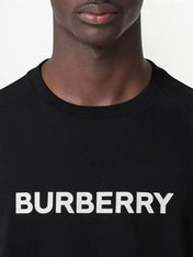 Burberry Harriston Logo Print T-Shirt Black