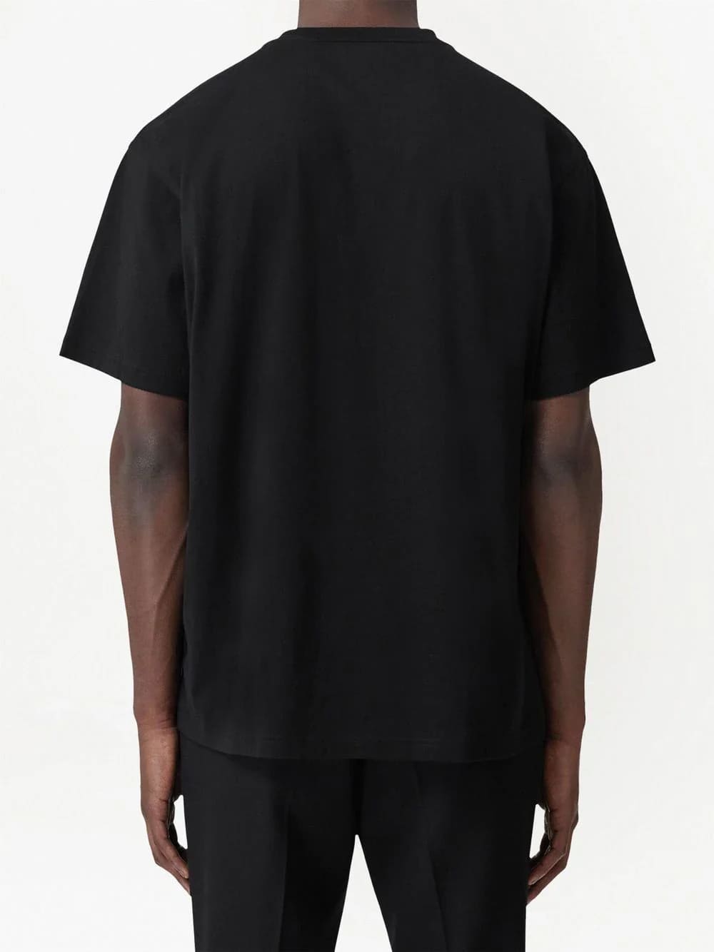 Burberry Harriston Logo Print T-Shirt Black