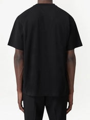 Burberry Harriston Logo Print T-Shirt Black