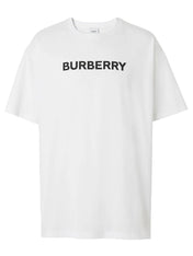 Burberry Harriston Logo Print T-Shirt White