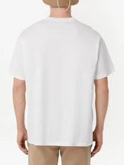 Burberry Harriston Logo Print T-Shirt White
