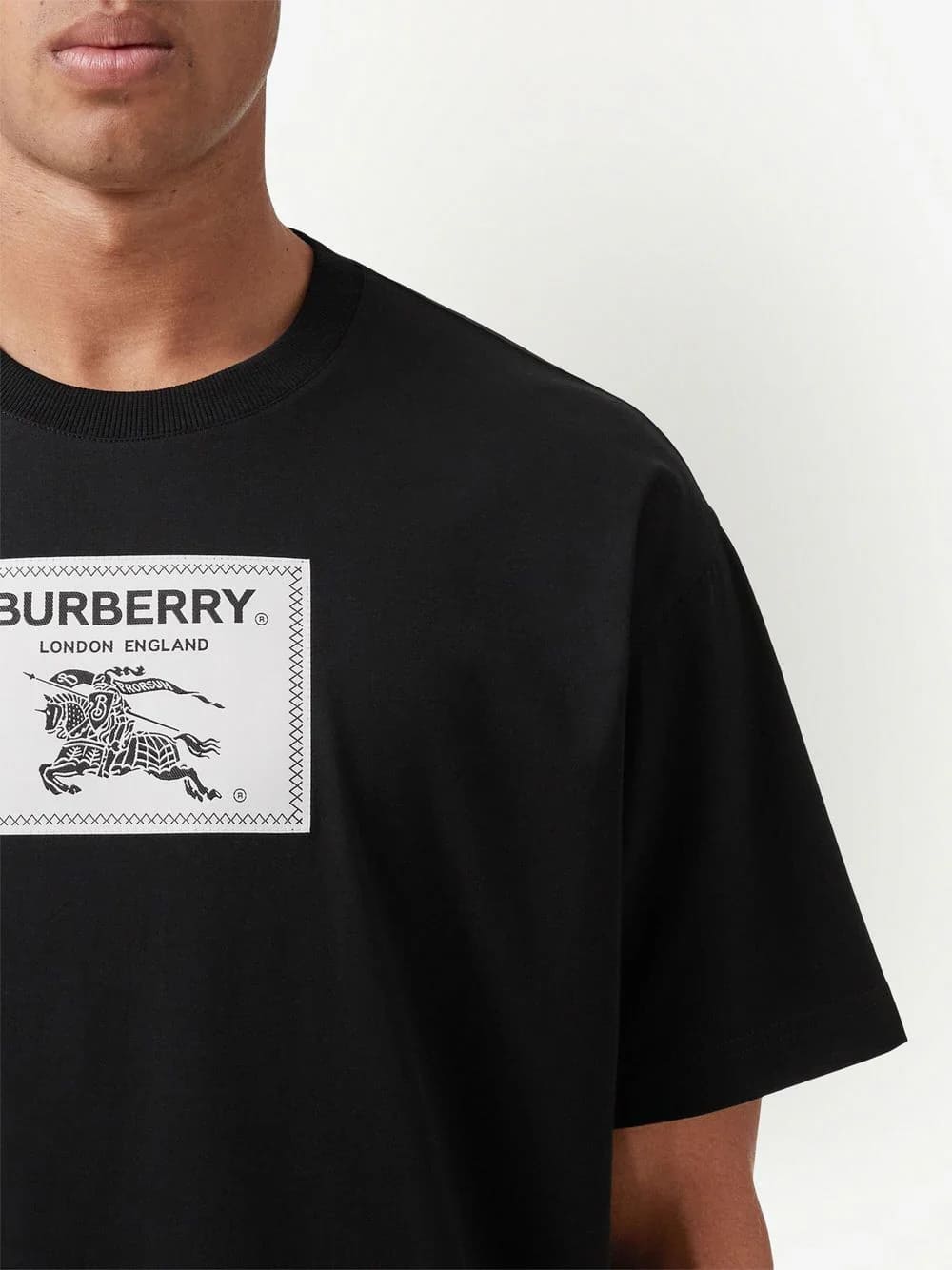 Burberry Horseferry Box Prorsum Label T-Shirt Black