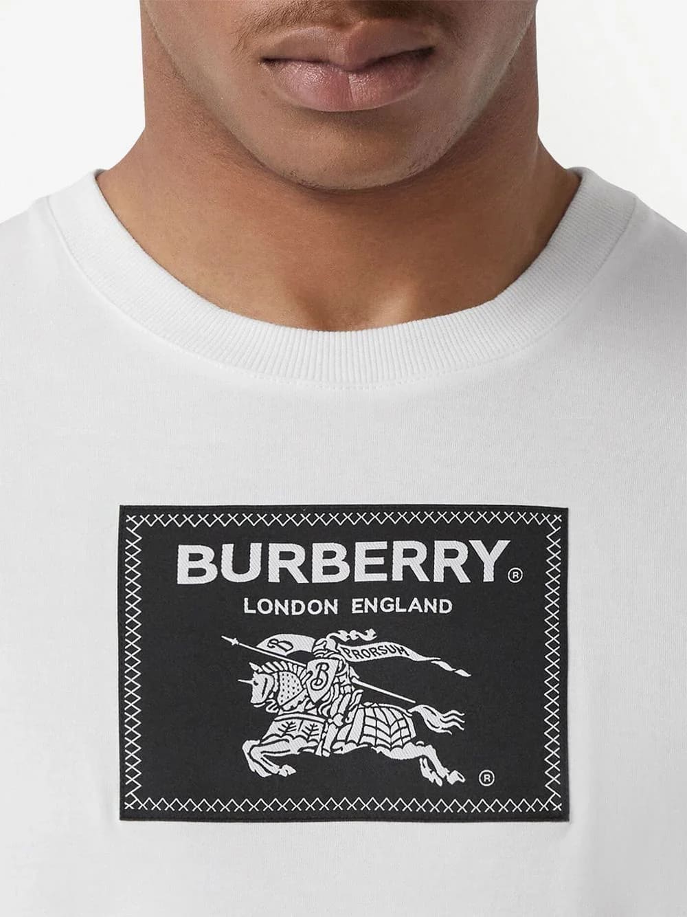 Burberry Horseferry Box Prorsum Label T-Shirt White