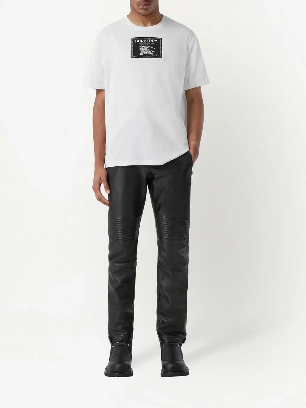 Burberry Horseferry Box Prorsum Label T-Shirt White