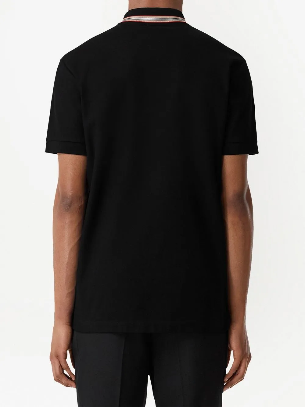 Burberry 'Pierson' TB Collar Polo-Shirt Black