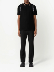 Burberry 'Pierson' TB Collar Polo-Shirt Black