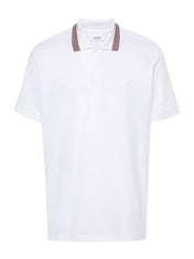 Burberry 'Pierson' TB Collar Polo-Shirt White