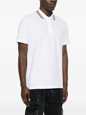 Burberry 'Pierson' TB Collar Polo-Shirt White