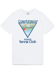 Casablanca Tennis Club Icon T-Shirt White
