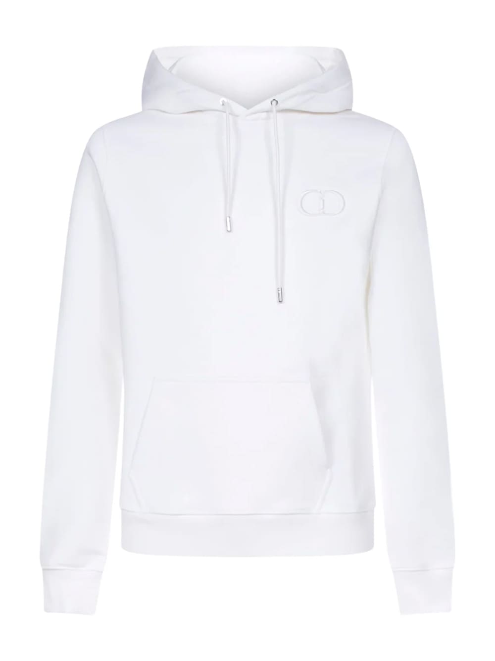 Dior CD Icon Hooded Sweatshirt White