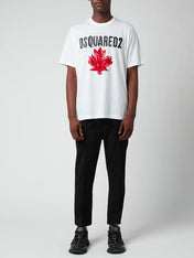Dsquared2 Maple Leaf Canada T-Shirt White