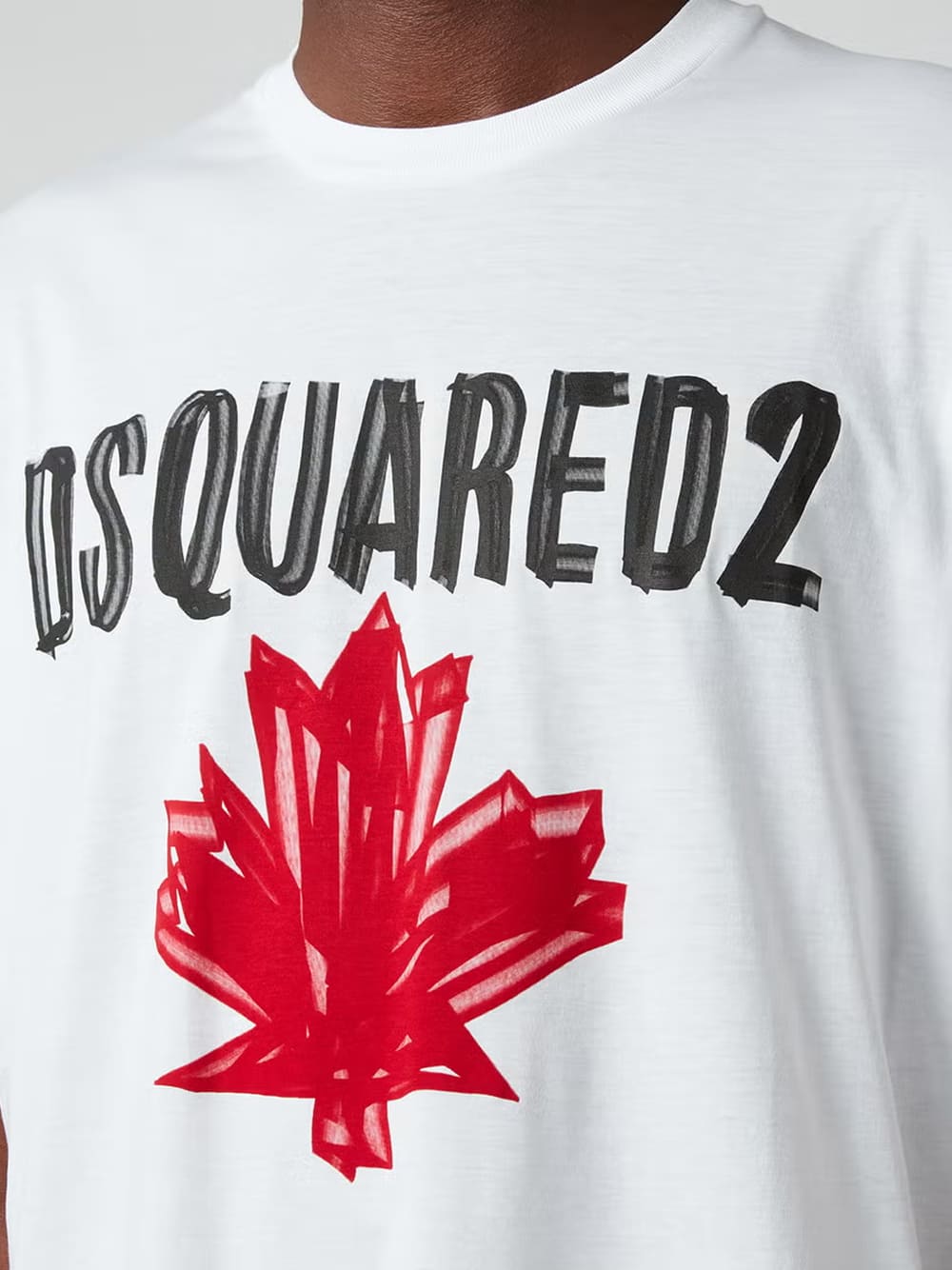Dsquared2 Maple Leaf Canada T-Shirt White
