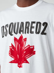 Dsquared2 Maple Leaf Canada T-Shirt White