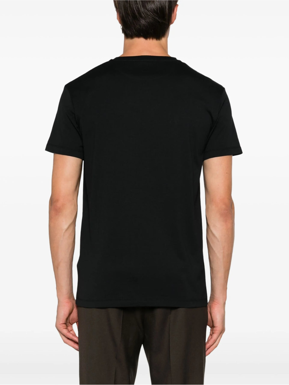 Fendi FF Labyrinth Embroidered T-Shirt Black