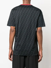 Fendi FF Zucca Print Monogram T-Shirt Grey