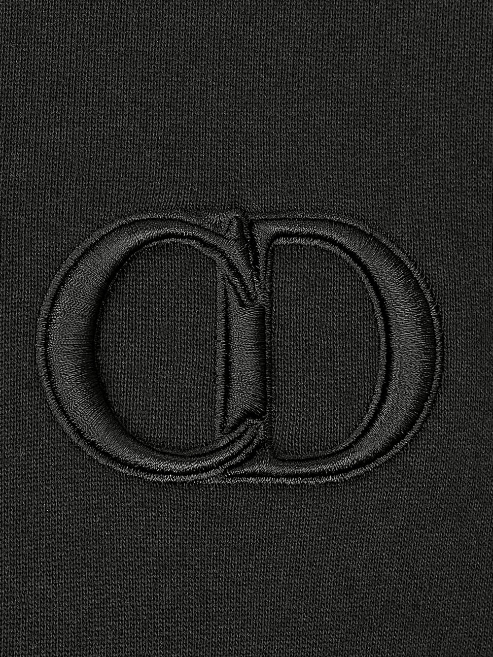 Dior CD Icon Sweatshirt Black Cotton Fleece