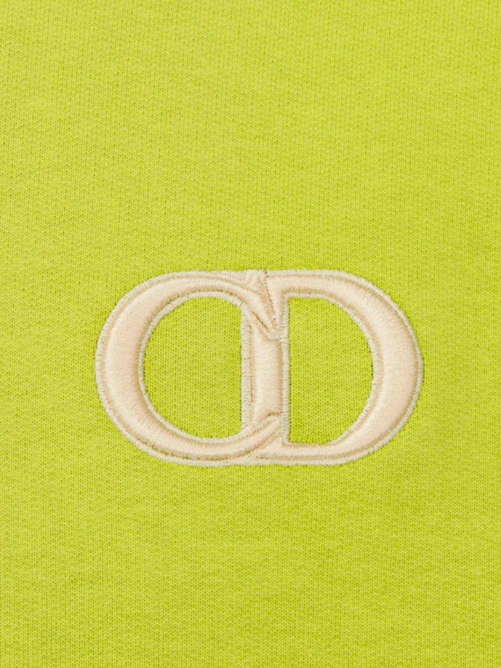 Dior CD Icon Hooded Sweatshirt Lime Green