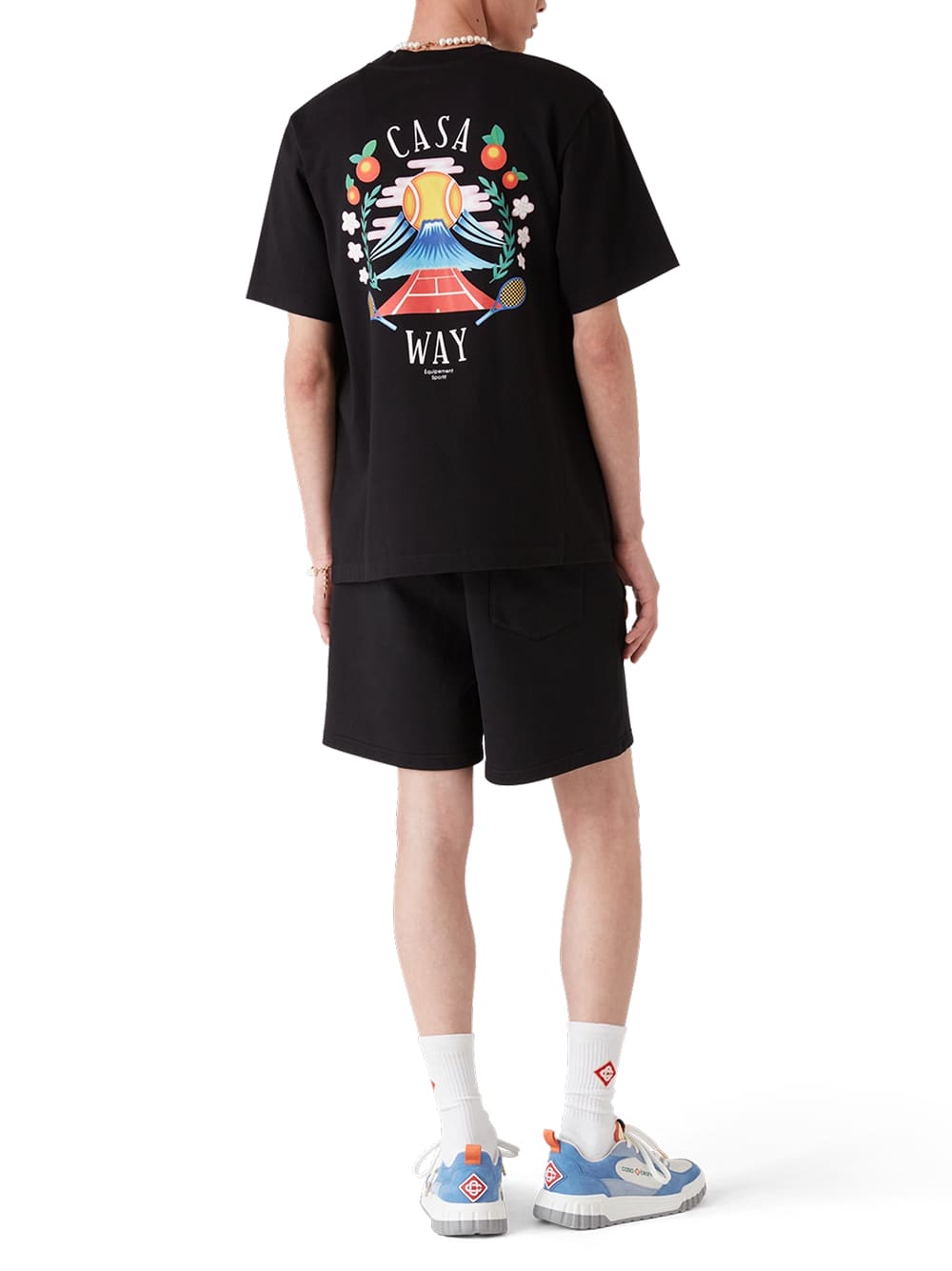 Casablanca Casa Way Montain T-Shirt Black