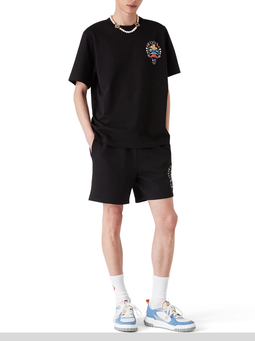 Casablanca Casa Way Montain T-Shirt Black