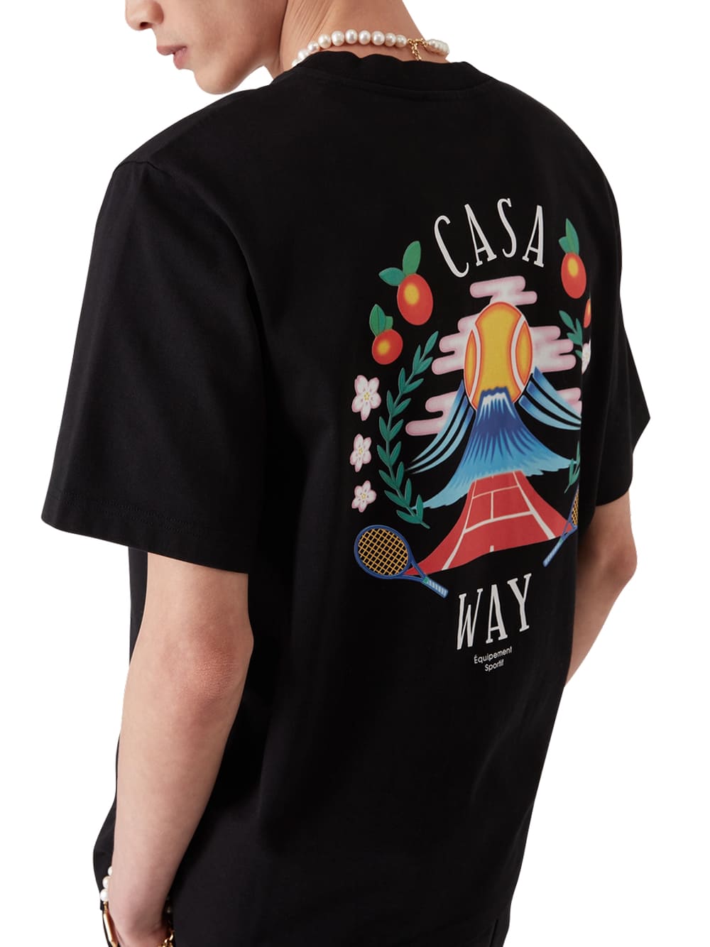 Casablanca Casa Way Montain T-Shirt Black