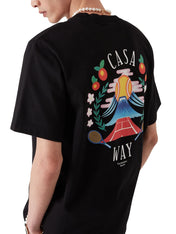 Casablanca Casa Way Montain T-Shirt Black