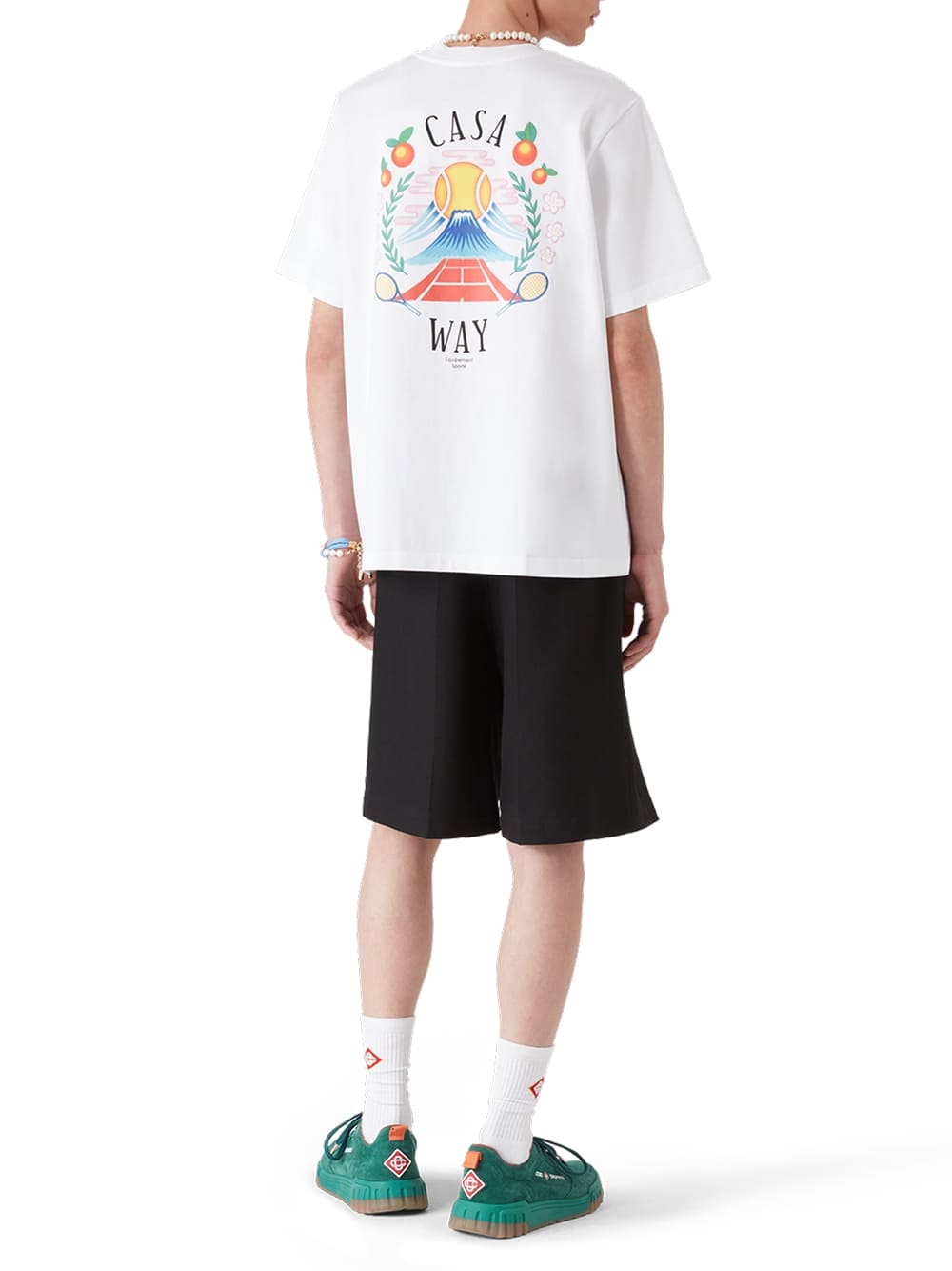 Casablanca Casa Way Montain T-Shirt White