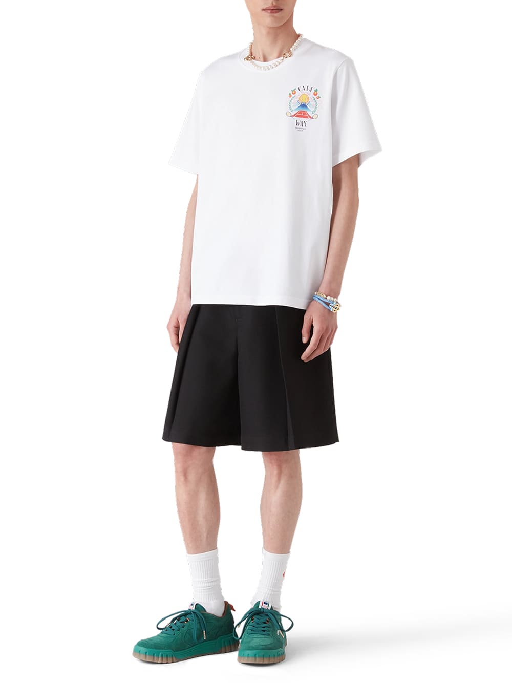 Casablanca Casa Way Montain T-Shirt White