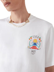 Casablanca Casa Way Montain T-Shirt White