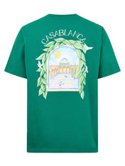 Casablanca L'Arche Tennis Club T-Shirt Green