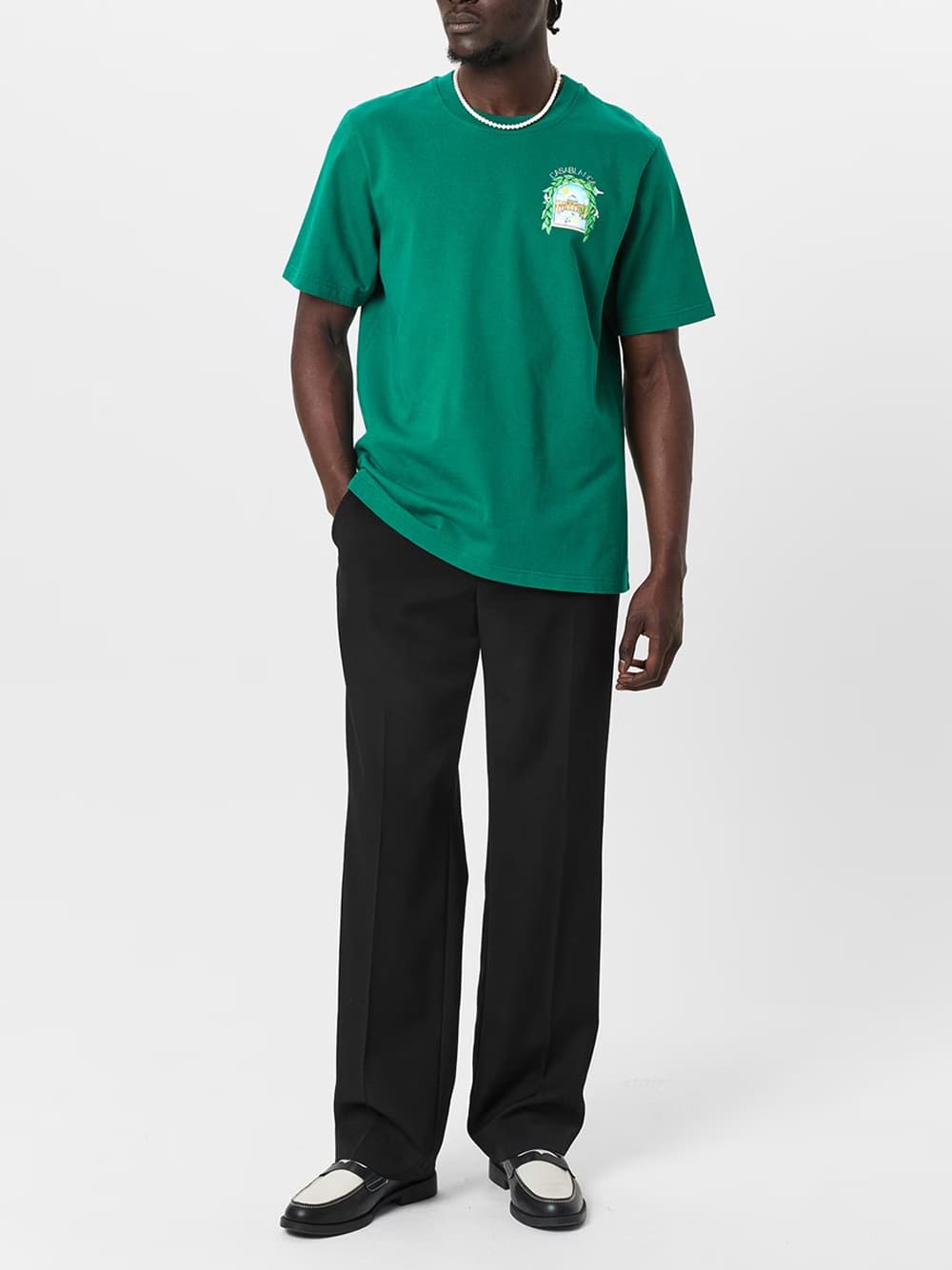 Casablanca L'Arche Tennis Club T-Shirt Green