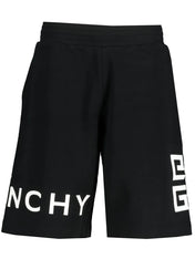 Givenchy 4G Logo Embroidered Sweatshorts Black