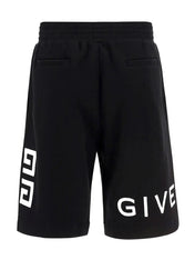 Givenchy 4G Logo Embroidered Sweatshorts Black
