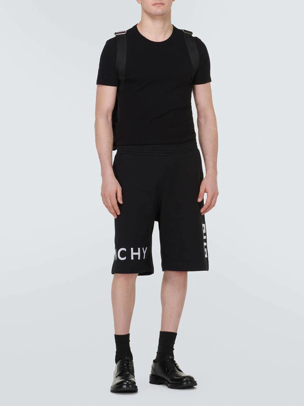 Givenchy 4G Logo Embroidered Sweatshorts Black