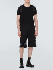Givenchy 4G Logo Embroidered Sweatshorts Black
