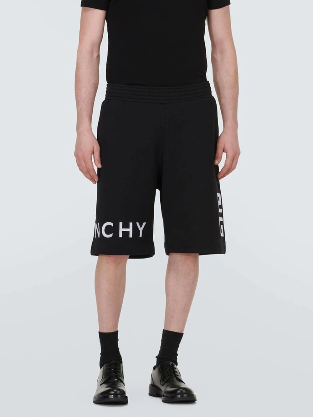 Givenchy 4G Logo Embroidered Sweatshorts Black
