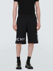 Givenchy 4G Logo Embroidered Sweatshorts Black