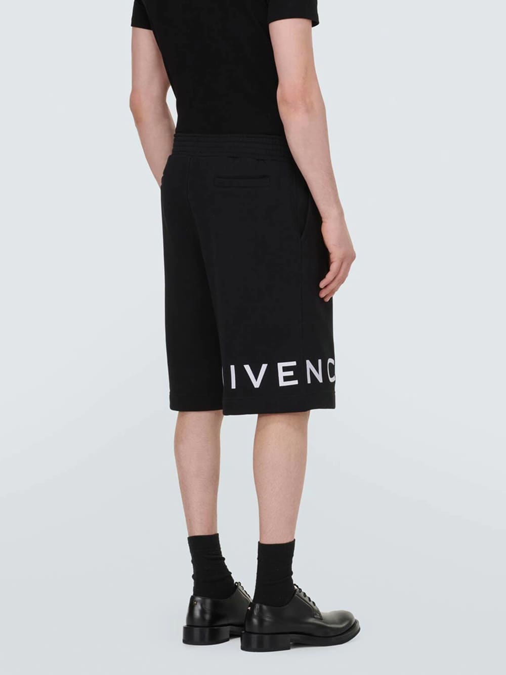 Givenchy 4G Logo Embroidered Sweatshorts Black