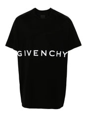 Givenchy 4G Logo Embroidered T-Shirt Black