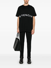 Givenchy 4G Logo Embroidered T-Shirt Black
