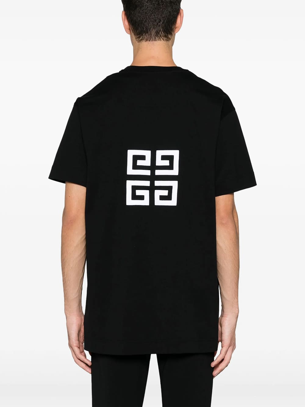 Givenchy 4G Logo Embroidered T-Shirt Black