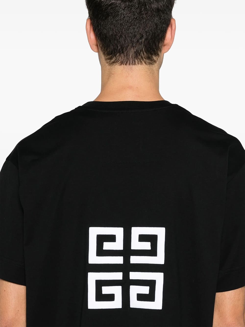 Givenchy 4G Logo Embroidered T-Shirt Black