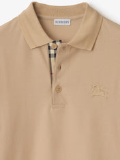 Burberry Cotton Polo-Shirt Beige