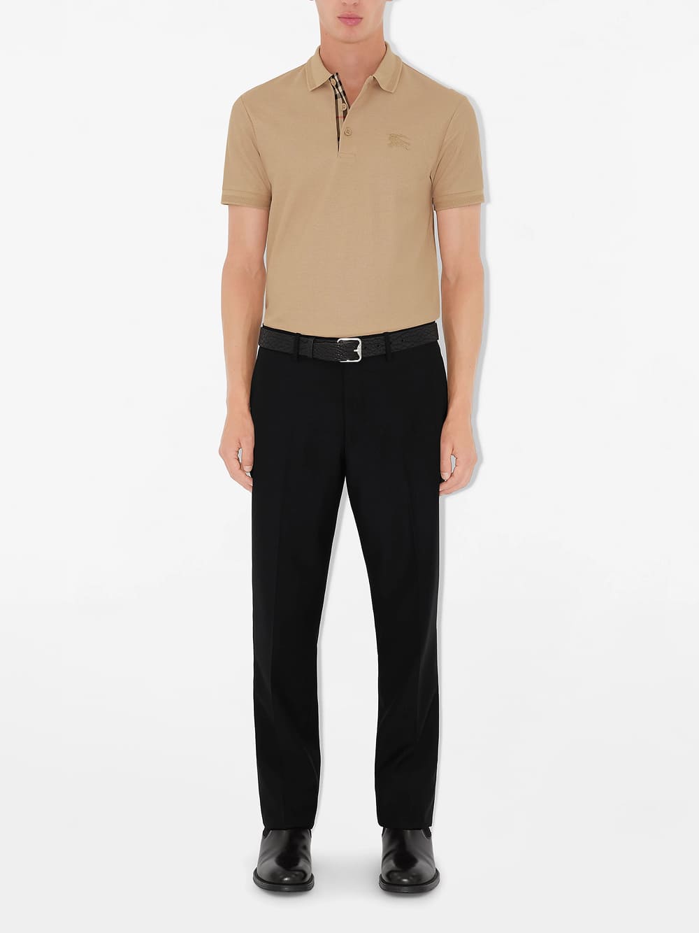 Burberry Cotton Polo-Shirt Beige