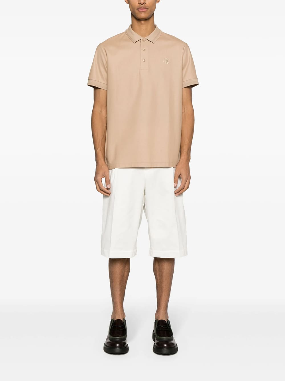 Burberry Monogram Polo Shirt Beige