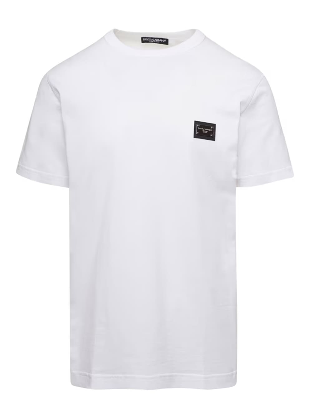 Dolce & Gabbana Plaque Logo T-Shirt White
