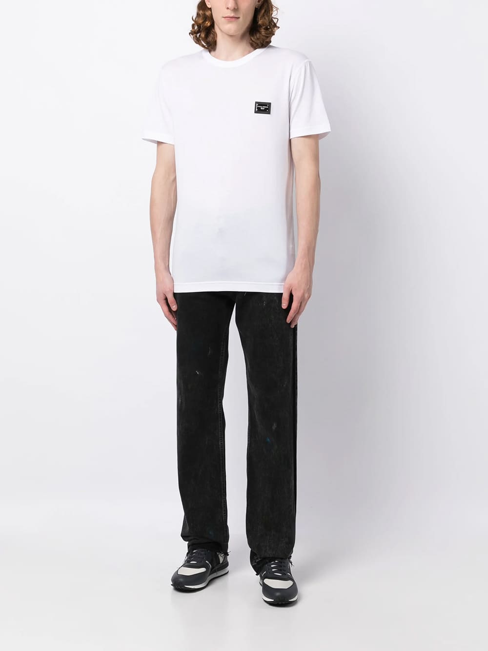 Dolce & Gabbana Plaque Logo T-Shirt White